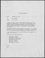 Memo from Polly Sowell to Rita Clements regarding Lupe's proposal from TDCA, December 12, 1980