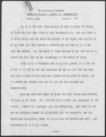 Pre-Legislative Conference Address by William P. Clements, Jr. Governor-Elect, regarding goals for his administration, December 1, 1978