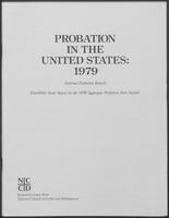 National Probation Reports document titled "Probation in the United States: 1979"