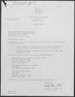 Group of documents regarding Arkansas Governor Bill Clinton's request for information concerning statewide Rape Task Forces, July 25, 1980
