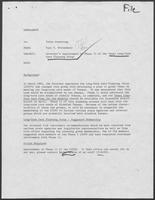 Memo from Paul T. Wrotenbery to Tobin Armstrong regarding appointments