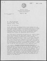 Appointment letter from William P. Clements to Jose de Santiago, March 11, 1988