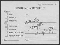 Appointment letter from William P. Clements to Secretary of State, Jack Rains, June 4, 1987