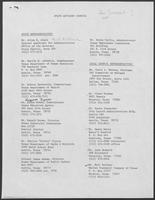 Document regarding State Advisory Council (Refugees), undated