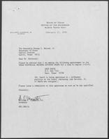 Appointment letter from Governor William P. Clements, Jr., to Secretary of State George Bayoud, February 12, 1990