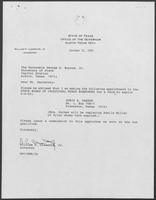 Appointment letter from William P. Clements Jr. to George Bayoud, October 15, 1990