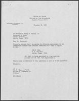 Letter from William P. Clements to George Bayoud, December 18, 1989