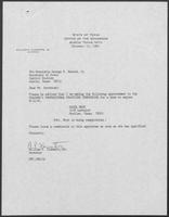 Appointment letter from William P. Clements Jr. to George Bayoud, December 15, 1989