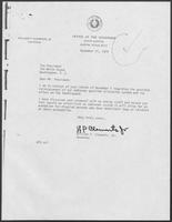 Letter Correspondence between William P. Clements, Jr., and Jimmy Carter, regarding gasoline shortages, November 5-21, 1979