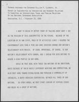 Remarks prepared for William P. Clements, Jr., February 25, 1980