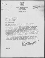 Letter to Mark White From William P. Clements, February 22, 1980