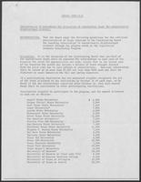 Agenda Item VI-C Allocation of Scholarship Funds, undated