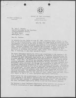 Letter from David A. Dean to Judy Peachee, July 10, 1981