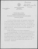 Position paper on Energy Prepared for Consideration by The National Governors Association, 1979
