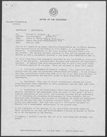 Memorandum from Jarvis E. Miller to William P. Clements, Jr., July 24, 1981