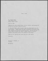 Correspondence between Deborah Abbe and Clements, May 8, 1987 to June 2, 1987