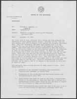 Memorandum from Jarvis E. Miller to Governor William P. Clements, Jr., September 23, 1982