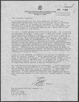 Correspondence between William J. Bennett, William P. Clements, and Rider Scott regarding illegal narcotics activity, 1989