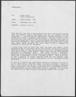 Memo from Glenn Brooks to Rider Scott and Knox Fitzpatrick regarding Project D.A.R.E., September 29, 1989