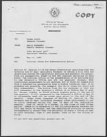 Memo from Barry McBee and Duke Millard to Rider Scott regarding Critical Dates for Gubernatorial Action, May 11, 1989