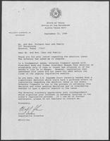 Correspondence between Cliff Johnson and Richard and Sandy Cano regarding abortion, September 22, 1989