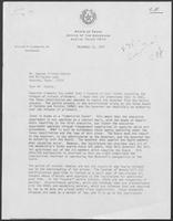 Correspondence between William P. Clements, Jr., Pete Wassdorf and George Clinton Steele, November 16 - December 21, 1987