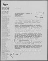 Letter from Norman Hackerman to Governor William P. Clements, Jr., March 24, 1980