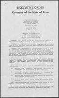 Executive order William P. Clements, Jr. 87 - 2 Creating and Establishing the Texas Commission on the Bicentennial of the United States Constitution, February 26, 1987