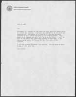Memorandum from Jim Crowson to Tim, July 2, 1981