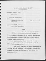 Court Order for Lawrence R. Alberti, et al., Plaintiffs v. the Sheriff of Harris County, et al., January 1990
