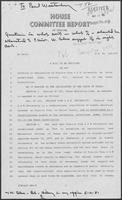 House Committee Report, 1st printing, H.B. No. 141-103, May 1981