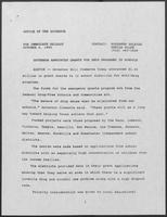 Press release regarding grants for drug programs in schools, October 4, 1990