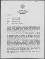 Memo from Rider Scott to Division Directors regarding Open Records Requests, January 17, 1989