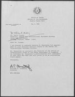 Letter from William P. Clements to William Mobley, May 2, 1989