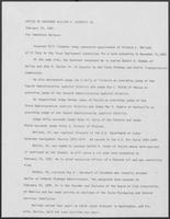 Press release from the Office of Governor William P. Clements, Jr. regarding appointments, February 26, 1981