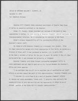 Press release from the Office of Governor William P. Clements, Jr. regarding appointments, December 6, 1979