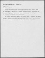 Press release from the Office of Governor William P. Clements, Jr. regarding appointments, July 23, 1982