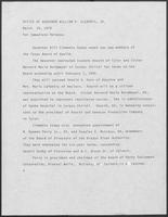 Press release from the Office of Governor William P. Clements, Jr. regarding appointments, March 19, 1979