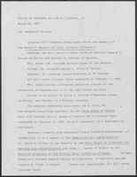 Press release from the Office of Governor William P. Clements, Jr. regarding appointments, March 28, 1979