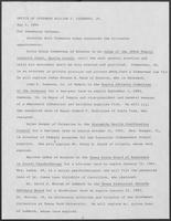 Press release from the Office of Governor William P. Clements, Jr. regarding appointments, May 2, 1980