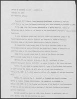Press release from the Office of Governor William P. Clements, Jr. regarding appointments, February 26, 1981