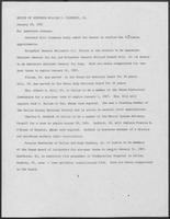 Press release from the Office of Governor William P. Clements, Jr. regarding appointments, January 29, 1981