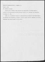 Press release from the Office of Governor William P. Clements, Jr. regarding appointments, July 13, 1982