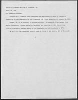 Press release from the Office of Governor William P. Clements, Jr. regarding appointments, April 28, 1982