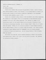 Press release from the Office of Governor William P. Clements, Jr. regarding appointments, July 9, 1982