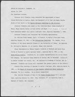 Press release from the Office of Governor William P. Clements, Jr. regarding appointments, August 10, 1979