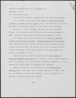 News release from Governor William P. Clements, Jr., regarding recent appointments, December 4, 1979