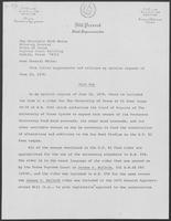 Letters from State Representative Bill Presnal to Mark White, 1979