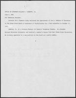 Press release from William P. Clements, Jr., regarding appointments, June 9, 1982