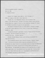 News release from William P. Clements, Jr., regarding recent appointment, March 20, 1980